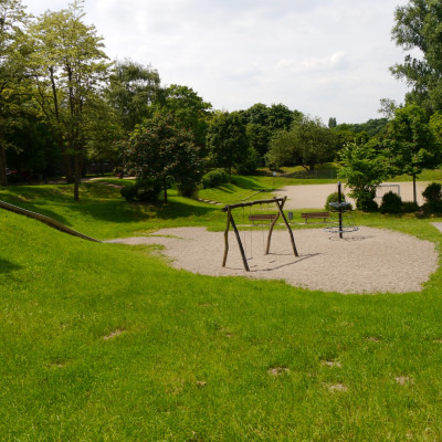 Der nahegelegene Spielplatz